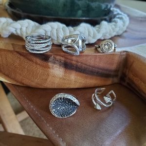 Bundle of Silver rings